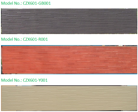 Mini Brick Patterns/ Eastland Fiber Cement Board
